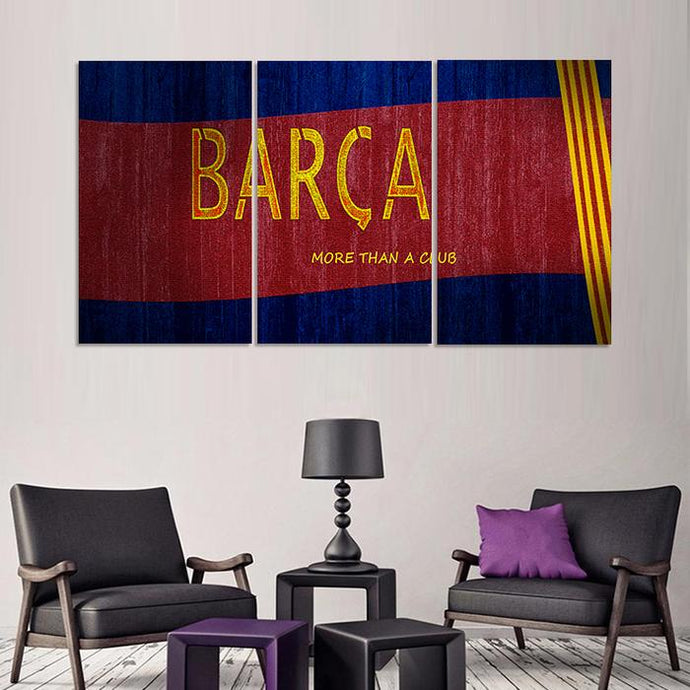 FC Barcelona MORE THAN A CLUB Wall Canvas 1