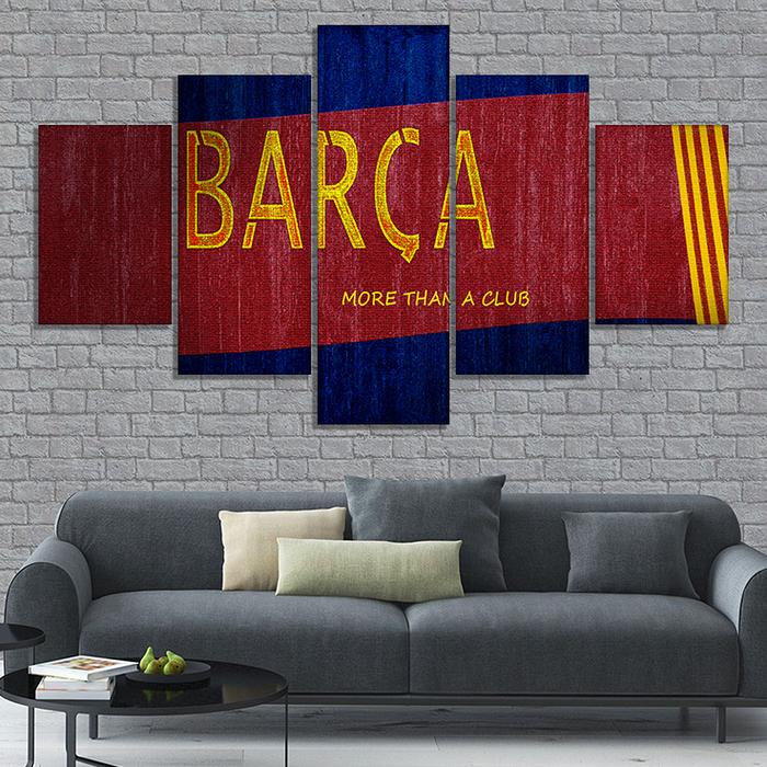 FC Barcelona MORE THAN A CLUB Wall Canvas