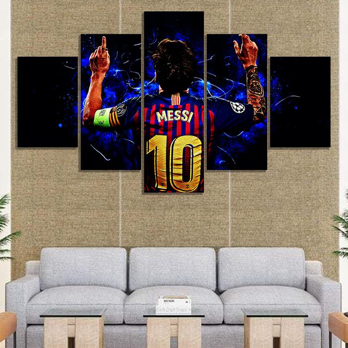 Lionel Messi FC Barcelona Wall Art Canvas 3