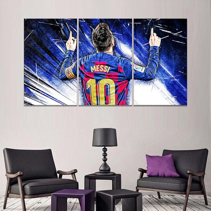 Lionel Messi FC Barcelona Wall Art Canvas 2