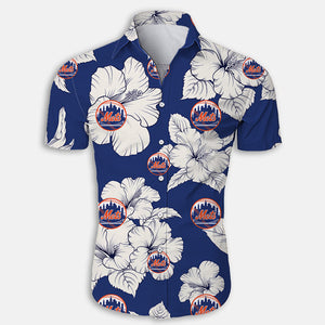 New York Mets Tropical Floral Shirt
