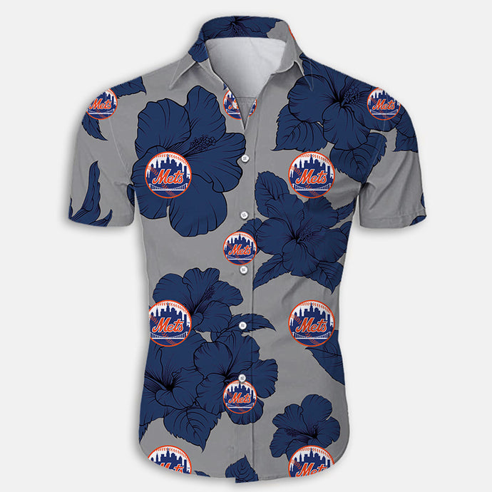 New York Mets Tropical Floral Shirt