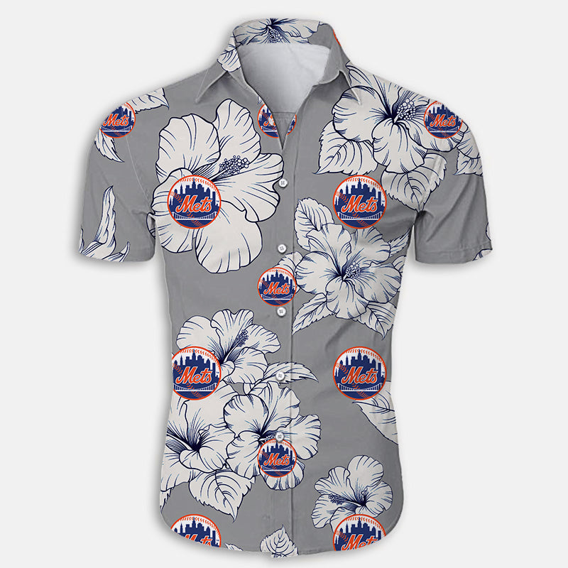 New York Mets Tropical Floral Shirt