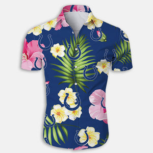 Indianapolis Colts Summer Floral Shirt