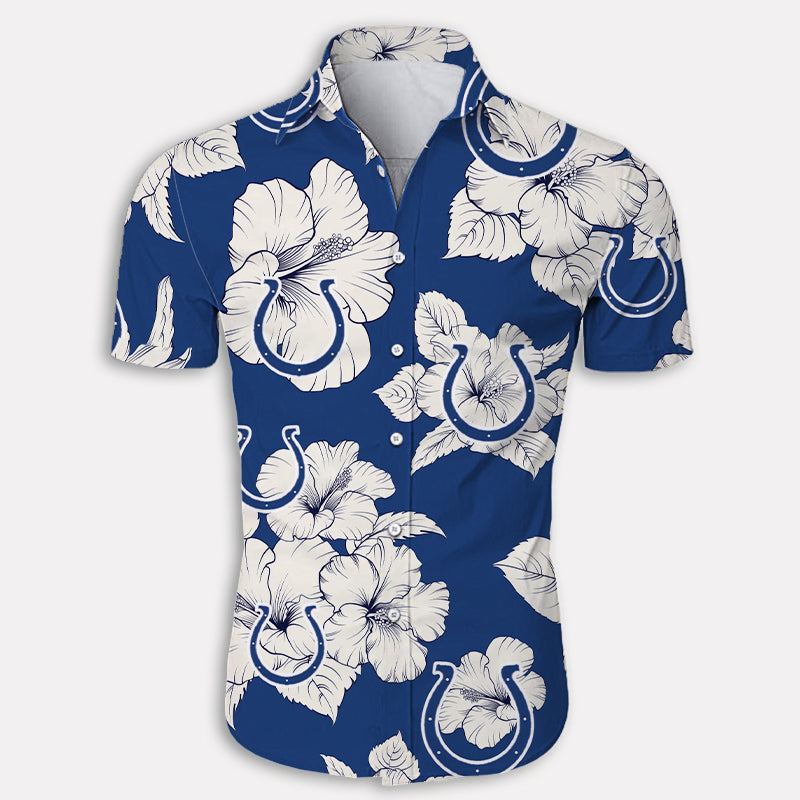 Indianapolis Colts Tropical Floral Shirt