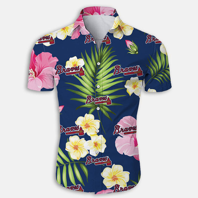 Atlanta Braves Summer Floral Shirt