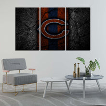 Load image into Gallery viewer, Chicago Bears Rock Style Wall Canvas 2