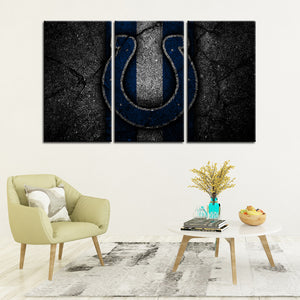 Indianapolis Colts Rock Style Wall Canvas 2