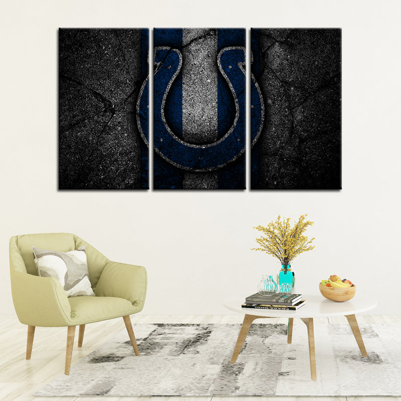 Indianapolis Colts Rock Style Wall Canvas 2