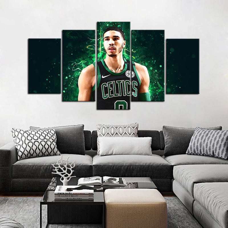 Jayson Tatum Boston Celtics Wall Art Canvas 2