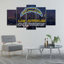 Load image into Gallery viewer, Los Angeles Chargers Wall Art Canvas 1