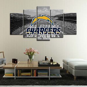 Los Angeles Chargers Stadium Wall Art Canvas 1