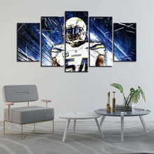 Load image into Gallery viewer, Melvin Ingram Los Angeles Chargers Wall Art Canvas