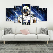 Load image into Gallery viewer, Melvin Ingram Los Angeles Chargers Wall Art Canvas