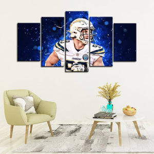 Joey Bosa Los Angeles Chargers Wall Art Canvas
