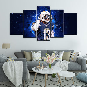 Keenan Allen Los Angeles Chargers Wall Art Canvas