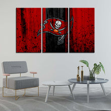 Load image into Gallery viewer, Tampa Bay Buccaneers Rough Look Wall Canvas 2