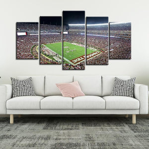 Alabama Crimson Tide Football Stadium 5 Pieces Painting Canvas