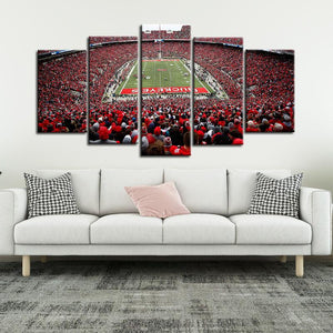 Ohio State Buckeyes Stadium Canvas 4