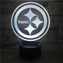 Load image into Gallery viewer, Pittsburgh Steelers 3D Illusion LED Lamp 2