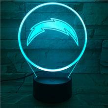 Load image into Gallery viewer, Los Angeles Chargers 3D LED Lamp