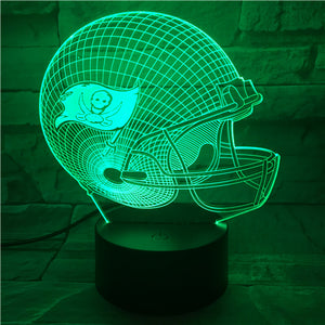 Tampa Bay Buccaneers 3D Illusion LED Lamp