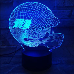 Tampa Bay Buccaneers 3D Illusion LED Lamp