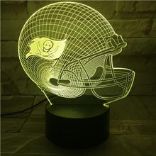 Load image into Gallery viewer, Tampa Bay Buccaneers 3D Illusion LED Lamp