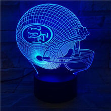 Load image into Gallery viewer, San Francisco 49ers 3D Illusion LED Lamp