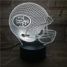 Load image into Gallery viewer, San Francisco 49ers 3D Illusion LED Lamp