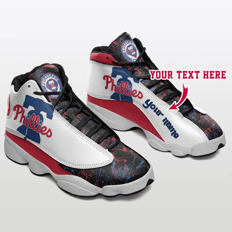 Philadelphia Phillies Casual 3D Air Jordon Sneaker Shoes