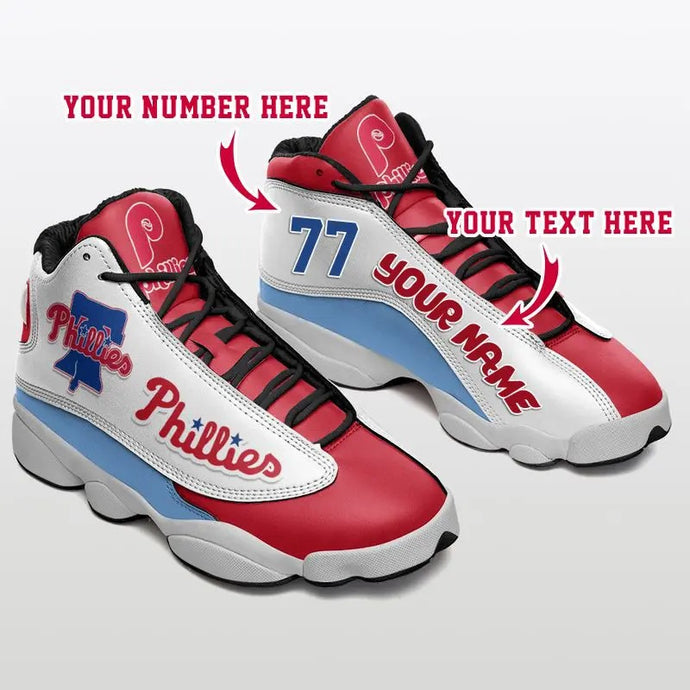 Philadelphia Phillies Casual Air Jordon Sneaker Shoes