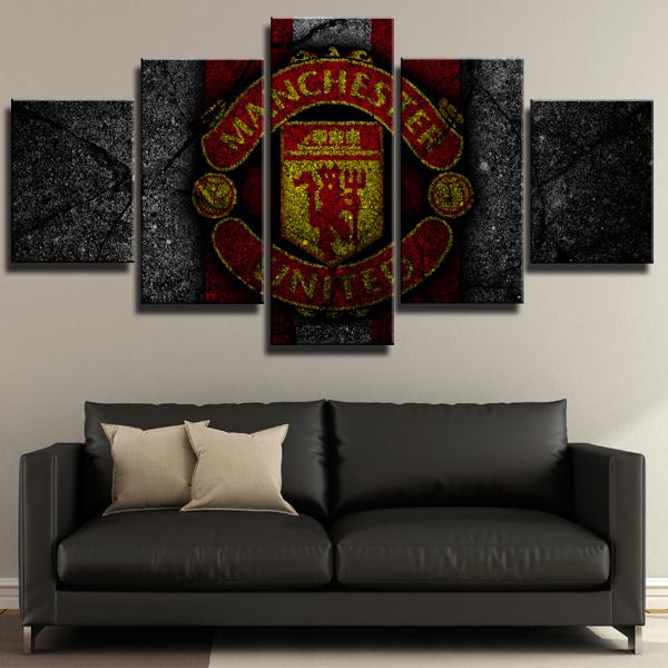 Manchester United Rock Style Wall Canvas