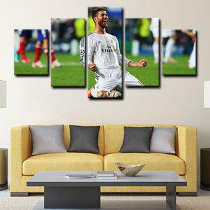Sergio Ramos Real Madrid Wall Canvas 2