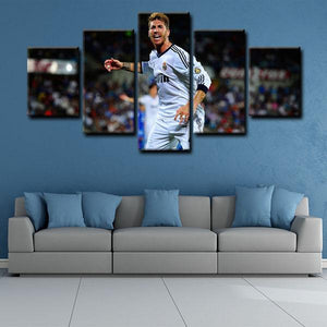Sergio Ramos Real Madrid Wall Canvas 1