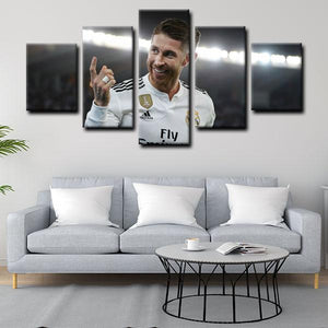 Sergio Ramos Real Madrid Wall Canvas