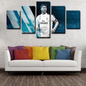 Sergio Ramos Real Madrid Wall Art Canvas 5