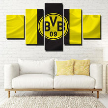 Load image into Gallery viewer, Borussia Dortmund Flag Look Wall Canvas