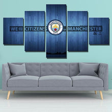 Load image into Gallery viewer, Manchester City Wall Art Canvas