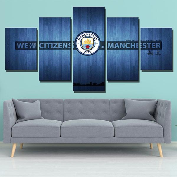 Manchester City Wall Art Canvas