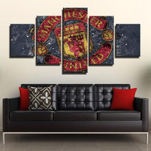 Load image into Gallery viewer, Manchester United Geometric Art Wall Canvas