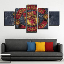 Load image into Gallery viewer, Manchester United Geometric Art Wall Canvas