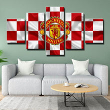 Load image into Gallery viewer, Manchester United Flag Look Wall Canvas
