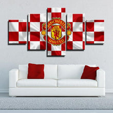 Load image into Gallery viewer, Manchester United Flag Look Wall Canvas