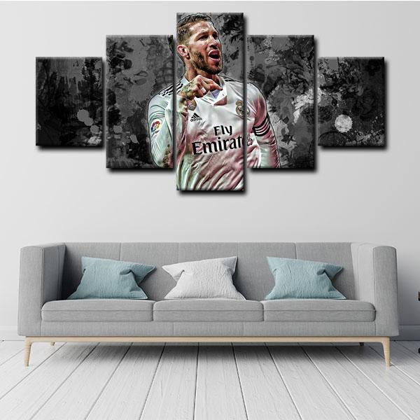 Sergio Ramos Real Madrid Wall Art Canvas 2