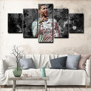 Sergio Ramos Real Madrid Wall Art Canvas 2