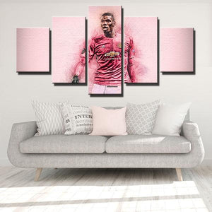 Paul Pogba Manchester United Wall Art Canvas 1