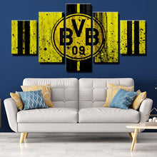 Load image into Gallery viewer, Borussia Dortmund Rough Look Wall Canvas