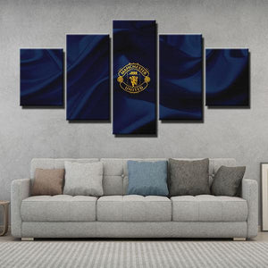 Manchester United Flag Look Wall Canvas 3