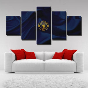 Manchester United Flag Look Wall Canvas 3